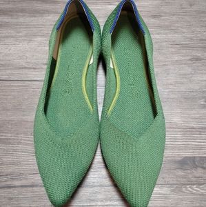 Rothy's The Point Flats Willow Color sz 8.5 RETIRED Color